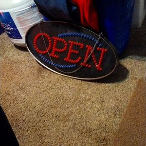 Open sign